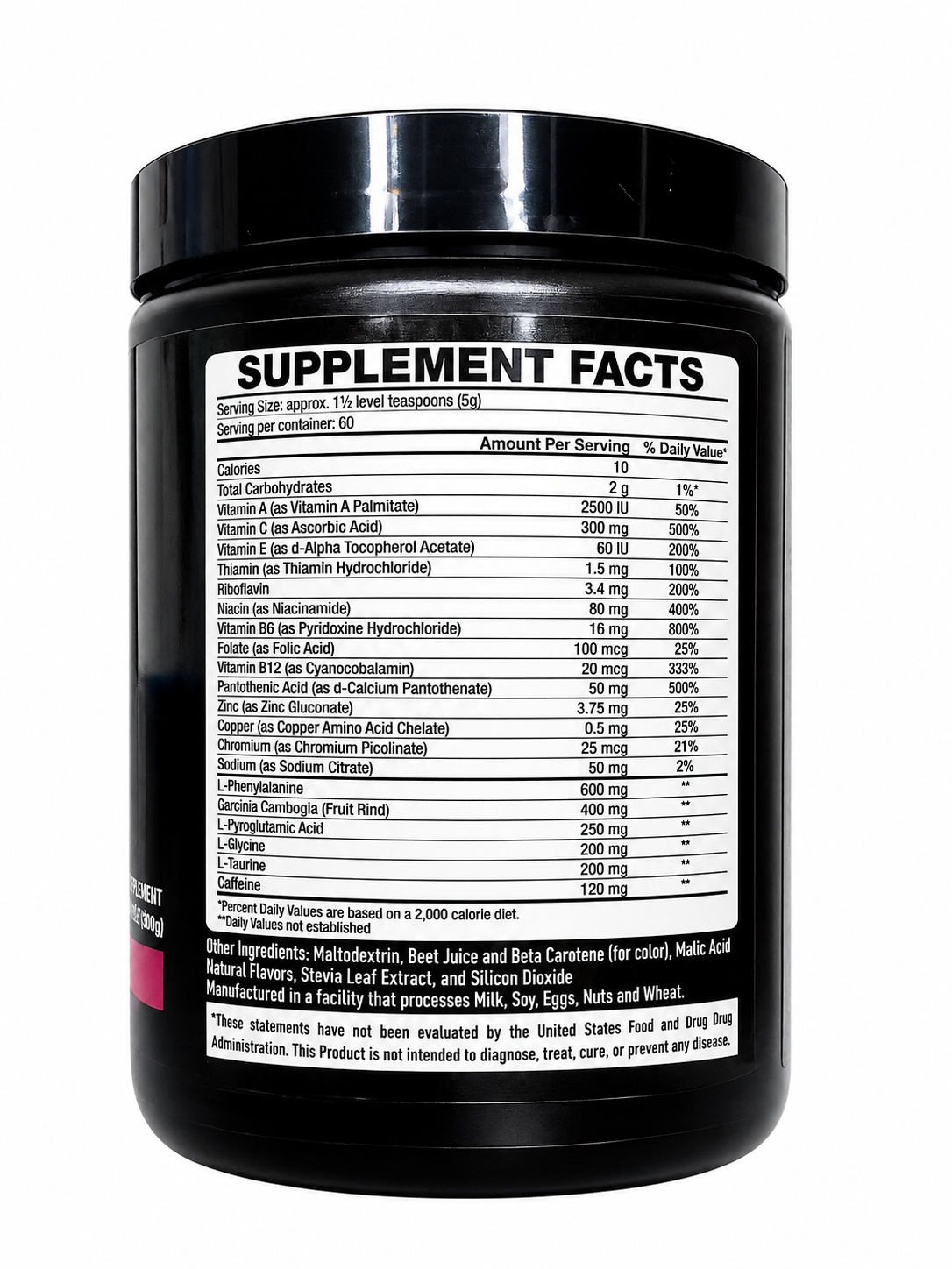 Sugar Free Fruit Punch Charge – Bottle