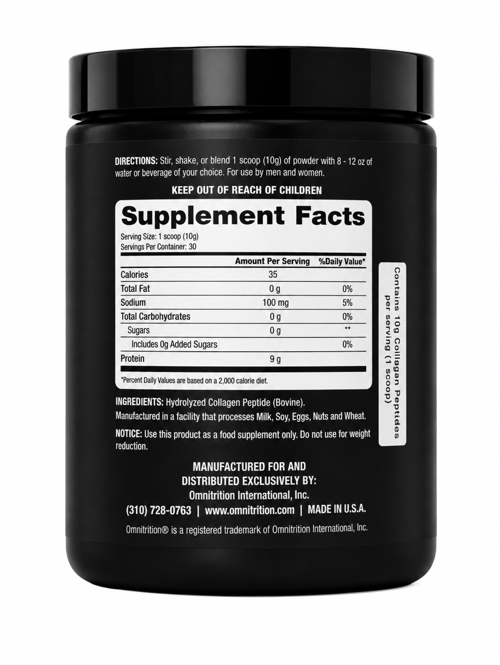 Collagen Peptides -- ARRIVING SOON! Expected August 12