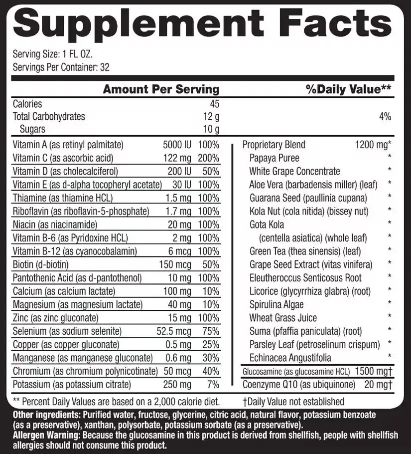 Omni 4 Liquid Concentrate w/ Glucosamine